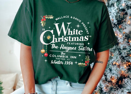 Christmas Shirts for Women Santa Christmas Pine Tree T-Shirt Green