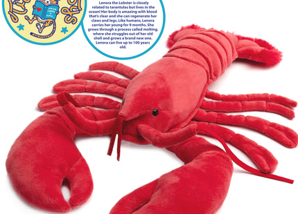 TigerHart Lenora The Lobster - 13 Inch Stuffed Animal Plush