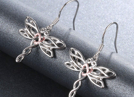 Sterling Silver Dragonfly Earrings for Women