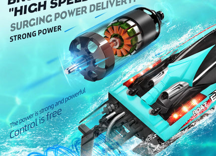 BEZGAR HJ816 18 Inch 55 KPH Big Brushless RC Boat for Adults