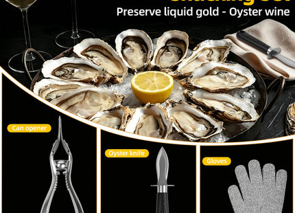 Oyster Shucker Machine,New Stainless Steel Handheld Oyster Shucking Kit