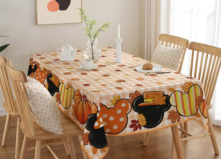 Yarcooly Fall Tablecloth Rectangle 60×80 Inch Autumn Decorations for Home