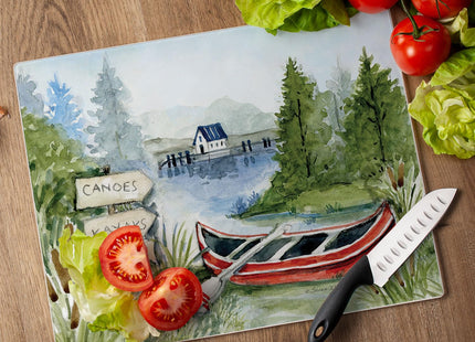 CounterArt Lake Living 3mm Tempered Glass Cutting Boards 15" x 12"