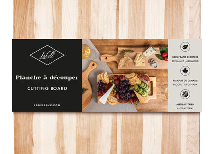 Labell Large Canadian Maple Edge Grain Cutting Board, 18 x 24 x 0.75 in