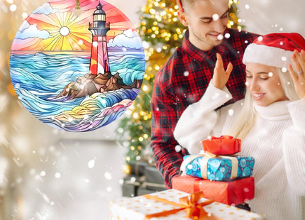 Christmas Ornament, Jocidea Lighthouse Christmas Decorations, Christmas Tree Ornament, Holiday Decor and Xmas Gifts Ideas