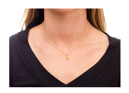 Baydurcan Friendship Anchor Pendant Chain Necklace for Best Friends Female