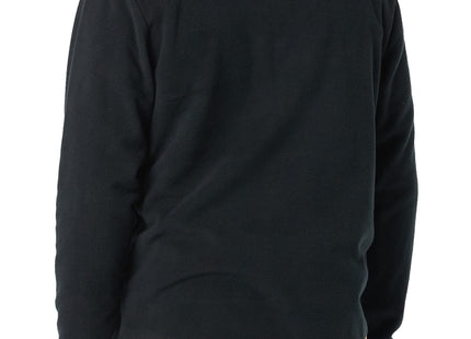 Amazon Essentials Men's Snap-Front Pullover Polar Fleece Jacket, Black Camel Color Block, X-Large