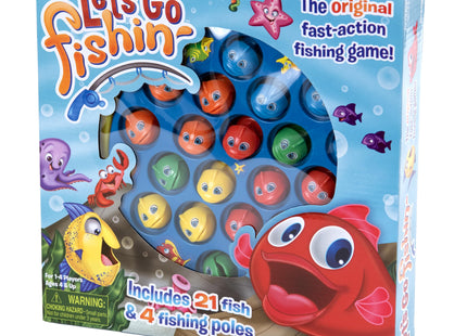Let's Go Fishin' Game by Pressman - The Original Fast-Action Fishing Game!, 1-4 players