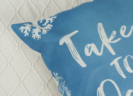Bonhause Ocean Coastal Throw Pillow Covers 18 x 18 Inch Nautical Beach Blue Turtle Seahorse Starfish Decorative Polyester Linen Cushion Cases for Summer Outdoor Sofa Couch Home Decor Set of 4