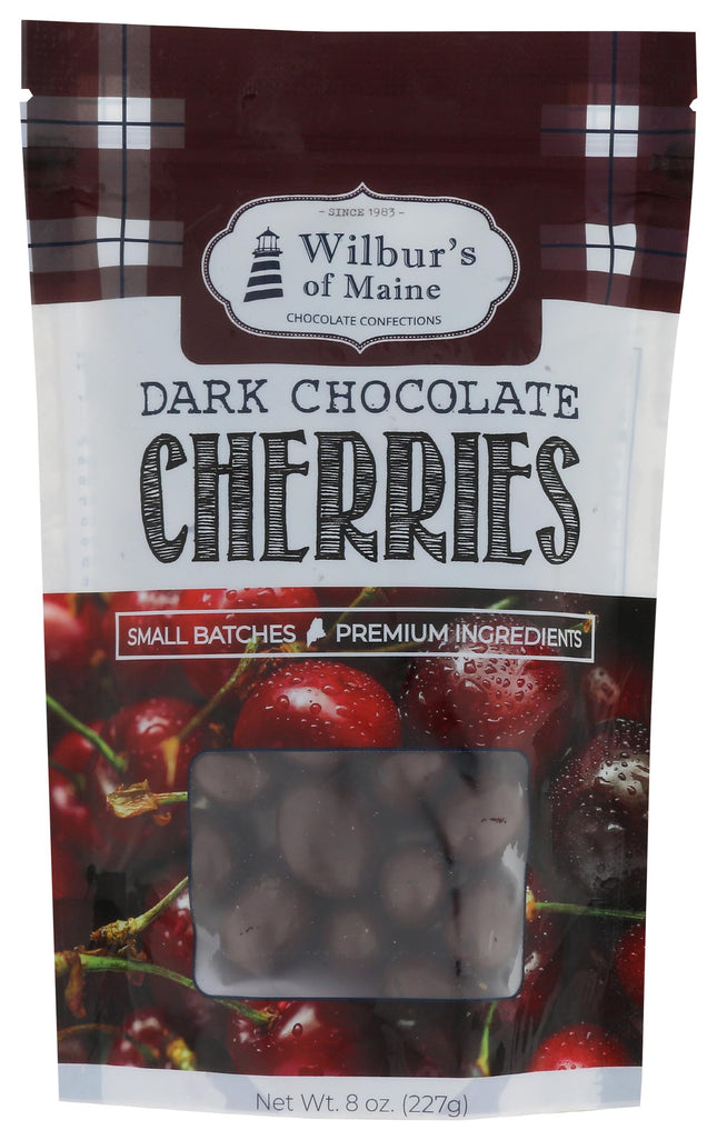 Wilburs of Maine Dark Chocolate Cherries, 8 OZ