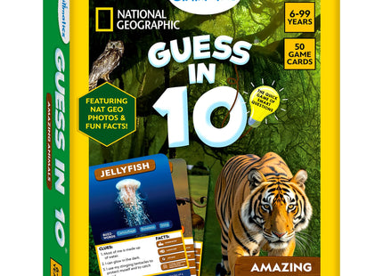 Skillmatics Guess in 10 Game – National Geographic Animals, Gift for Kids