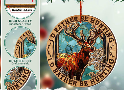 Deer Christmas Ornament - Hunting Decor for Home - Gifts for Men, Boys, Hunters