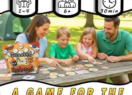 Education Outdoors Toasted or Roasted Family Campfire Card Game