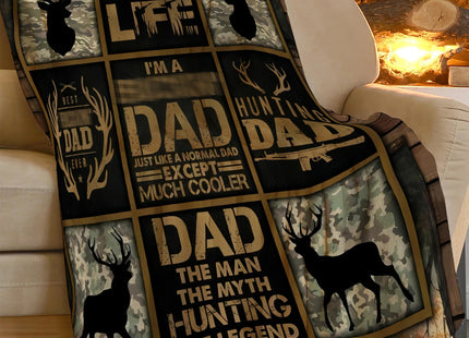 Baegopa Camo Deer Blanket Deer Throw Stuff Gifts for Men Boys 50"X40"