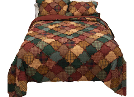 Donna Sharp Cotton Twin Quilt - Campfire, 70" x 92"