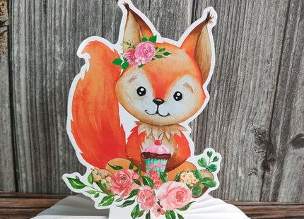 12Pcs Woodland Baby Shower Decorations Woodland Animals Honeycomb Centerpieces Baby Shower Decorations for Woodland Baby Shower Woodland Animals Birthday Party Supplies