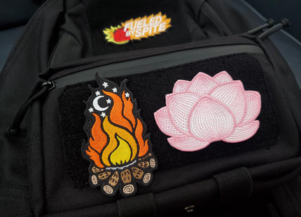 Kolorspun Campfire Patch - Hook and Loop Tactical Morale Patch