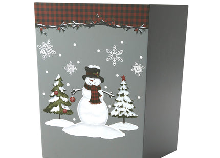 SKL Home Woodland Winter, Wastebasket, Red