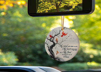 KSDUT Cardinal Christmas Ceramic Hanging Ornament Gifts