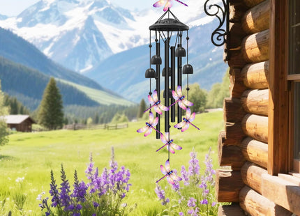 Dragonfly Wind Chimes for Outside,Metal Chimes,Dragonfly Gifts for Women