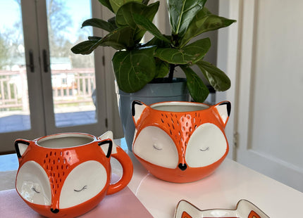 Streamline Imagined Ceramic Orange Fox Mug