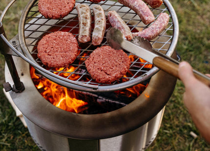 Breeo Outpost Grill 19 - Campfire Grill Grate, Stainless Steel, USA Made