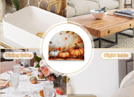 ALAZA Fall Pumpkin Autumn Leavese Napkin Holder