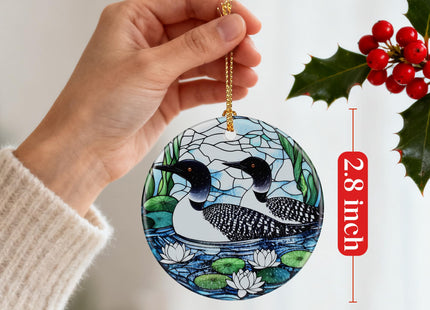 Loon Birds Ornament – Christmas Ornament, Christmas Tree Decor, & Perfect Holiday Decor | Bird Lover Gift, Gifts for Women and Friend