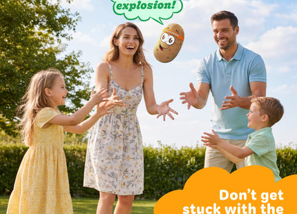 Move2Play, Pass The Potato | Hilariously Wild & Fun | Active Family Game for Kids Ages 3-8+ | Indoor Outdoor Toss Game | Party Games for Boys & Girls | Camping Travel Fun