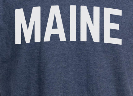Maine Old State Pride Flag ME Souvenir Gift T-Shirt for Men or Women - (Navy,M)