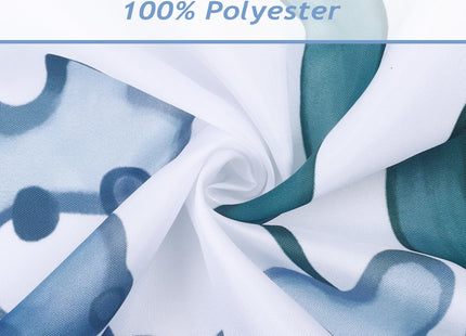 Bonhause Nautical Coastal Shower Curtain, 72x72 Inch, Waterproof Polyester