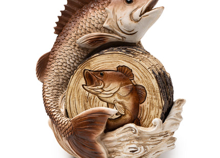 Fishing Coasters Set of 6 - Handcrafted Fishing Decor & Gifts for Fisherman