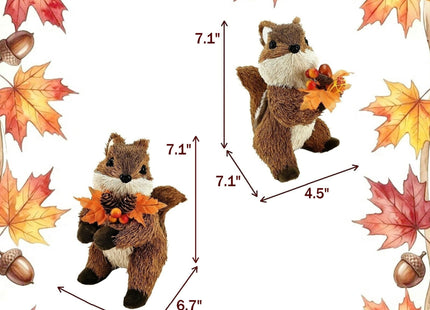 naturevibe Woodland Animal Figurines Fall Decor for Home
