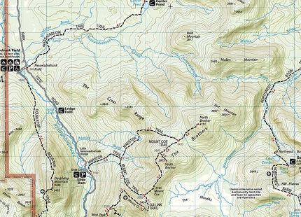 Baxter State Park Map [Mount Katahdin, Katahdin Iron Works] (National Geographic Trails Illustrated Map, 754)