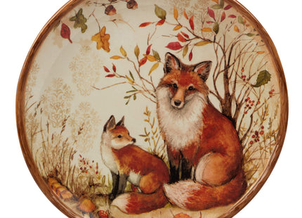 Certified International Pine Forest 10.5'' Dinner Plates, Large, Multicolor, Set of 4