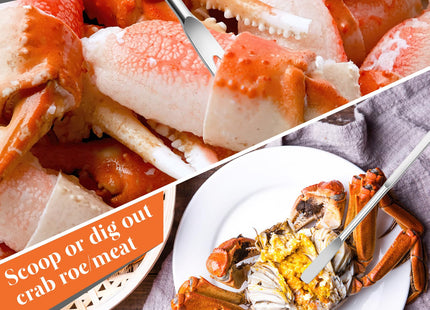 8 Pcs Crab Crackers and Tools Set, Crab Leg Cracker Tools for Seafood Nut