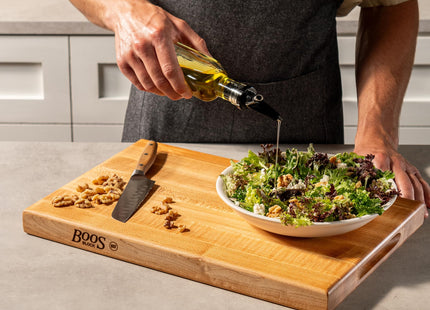 John Boos R-Board Series Rectangular Wooden Maple Cutting Board 18”x12”