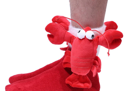 Lobster Socks for Women, Cute 3D Fuzzy Socks, Christmas Stocking Stuffers