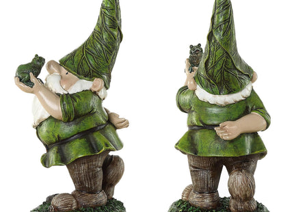 Topadorn Garden Gnome Statue, 10.24" Woodland Outdoor Gnome