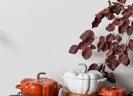 Staub Ceramic 16-oz Petite Pumpkin Cocotte - Burnt Orange
