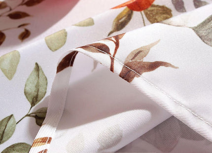 Honellaty Fall Pumpkin & Leaf Tablecloth 52x70 Inch, Printed Polyester