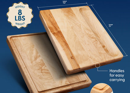 Sonder Los Angeles Winsome Hard Maple Wood Cutting Board, 17x13x1.5 in