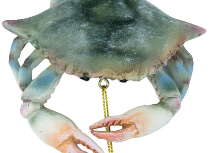 Blue Crab Ocean Coastal Beach Christmas Tree Hanging Nautical Ornaments