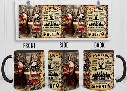 YouNique Designs Deer Hunting Mug Hunter Coffee Cup Gifts for Men