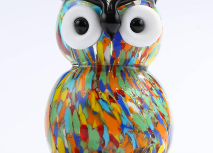 Qianwei Crystals Owl Decor Gifts for Women - Glass Owl Figurines Stuff Gifts for Owl Lovers Owl Decor Statue Paperweight Birthday for Best Friend Keepsake&Paperweight