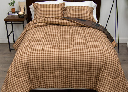 Donna Sharp Brown Bear Cabin Queen Comforter Set, 90" x 90"