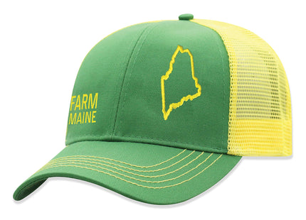 John Deere Farm State Pride Cap-Green and Yellow-Maine
