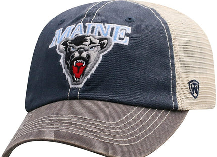 Collegiate Hats - Fitted Caps Adjustable Hats and Snapbacks Available (Adjustable Hat, Maine Vintage)