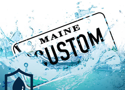 Mini License Plates, Personalized License Plates, Custom for Car, Bikes, ATV, Kids Car, Golf Cart, Jeep, 2x4 Inch, Rust-Free Fade Resistant Aluminum, USA Made By My Sign Center (Maine)