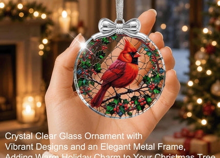 Cardinal Christmas Ornament 2026 Glass Memorial Gifts
